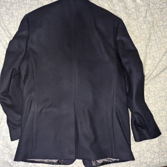 Ralph Lauren Wool Cashmere Blazer 44L Sportscoat Blazer NWOT Navy - Picture 2 of 3